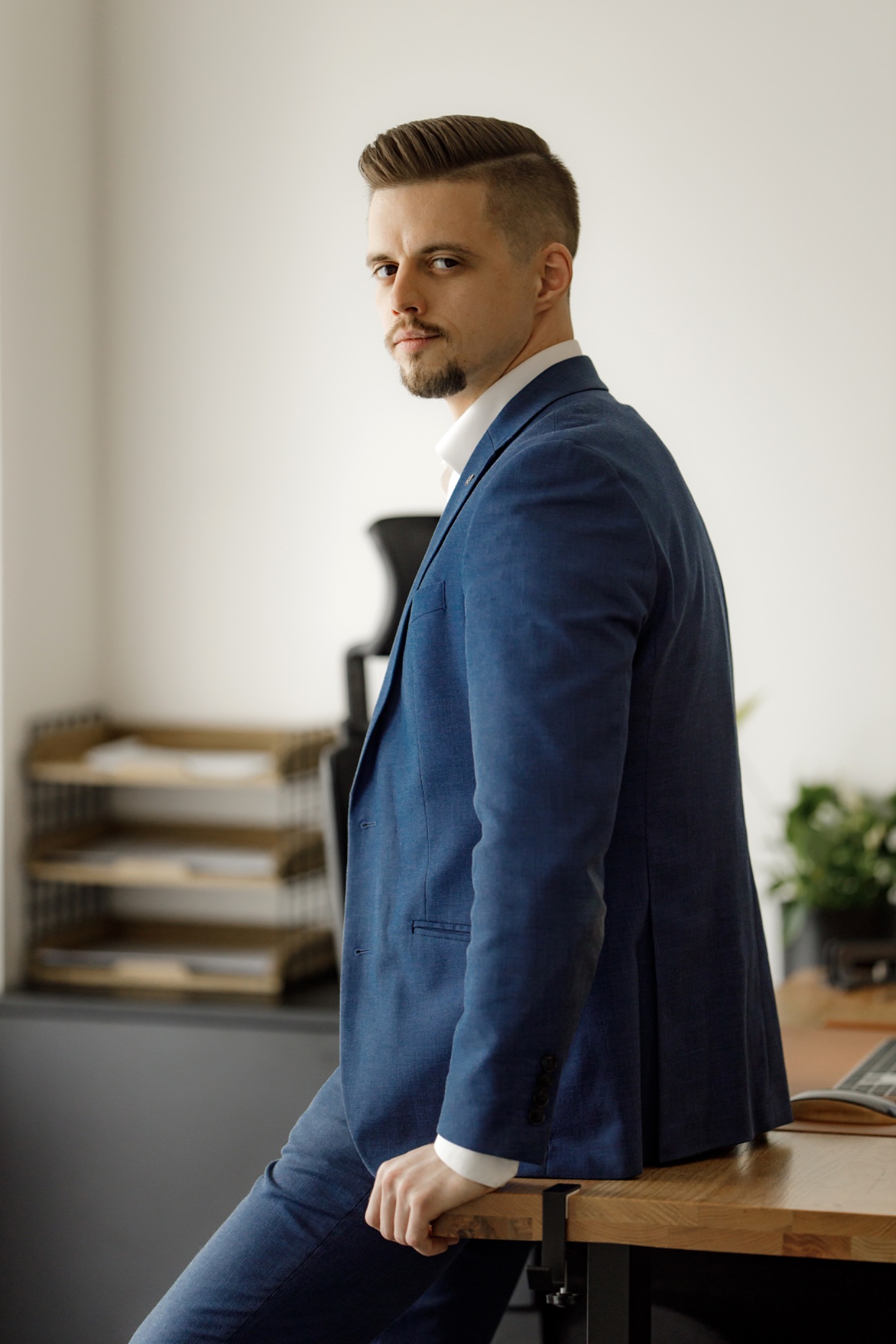 Marek Skaličan, finanční a realitní specialista, v kanceláři